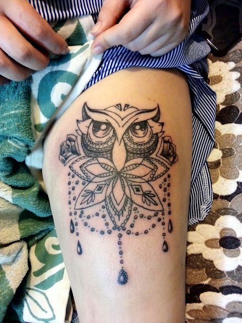 tattoo - сова tattoo - сова