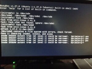 вход в систему xubuntu